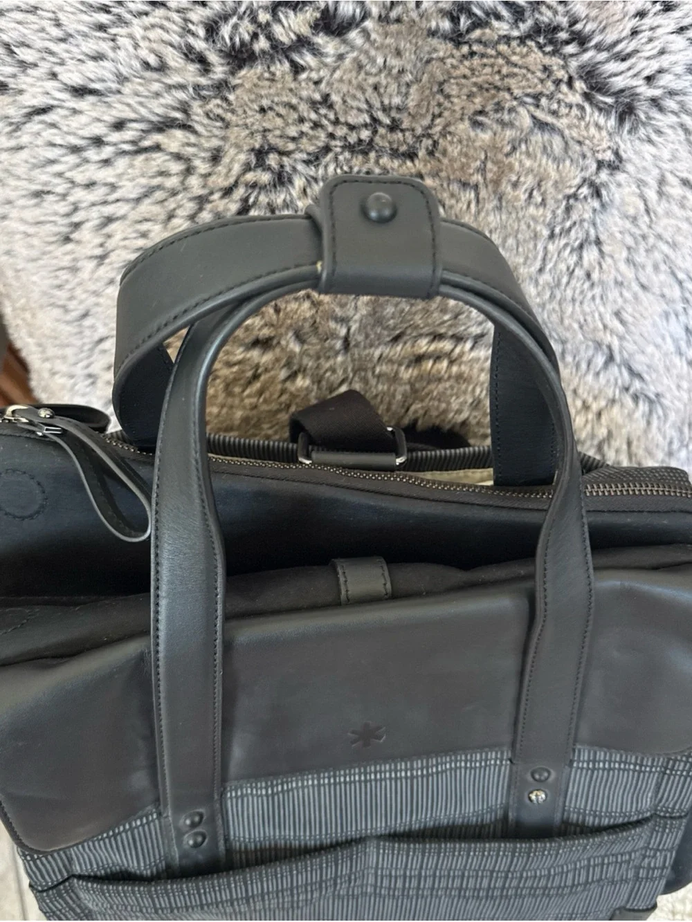 Skip Hop High line Black Gray Diaper Bag Backpack Tote